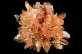 Orange Creedite Crystal Cluster - Durango, Mexico #84217-1